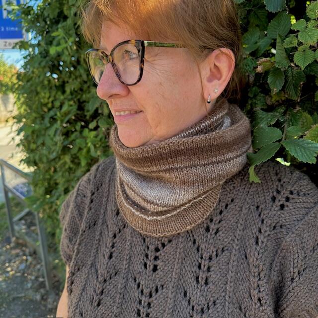 Strikkekits til Halsrøret Teddy i Taormina