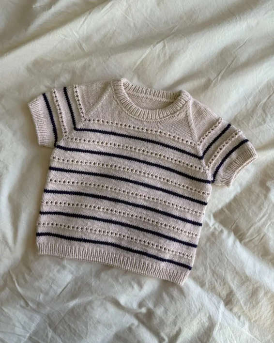 Ida Tee Junior - Str. 1/2 - 10/12 år - PetiteKnit