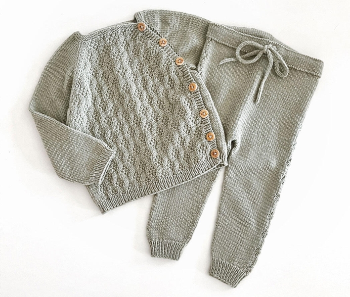 Strikkekits til Nohr sæt i Extrafine merino 150