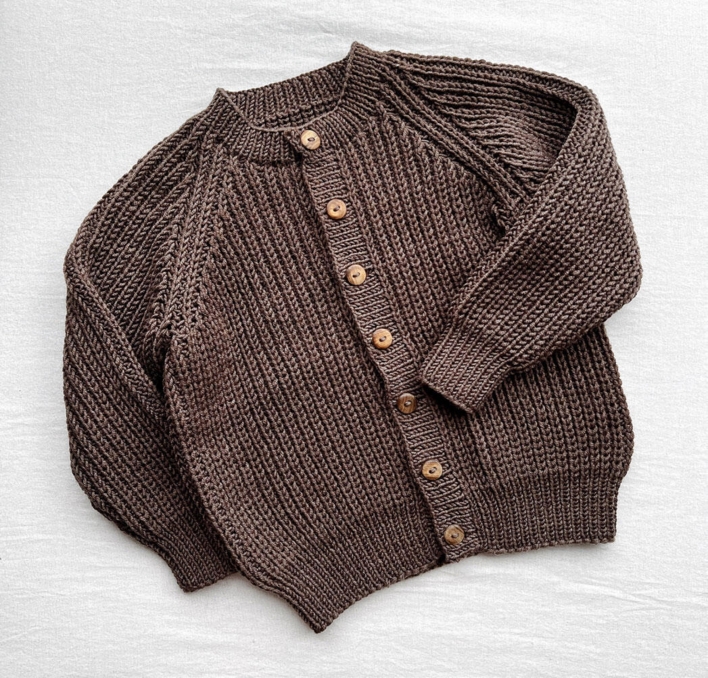 Strikkekits til Freja cardigan i Extrafine merino 120