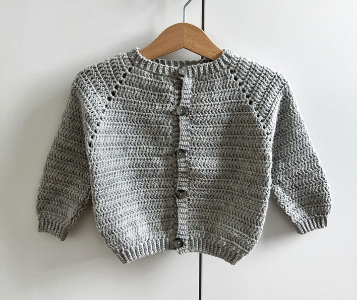 Hæklekits til Milo cardigan i Extrafine merino 150