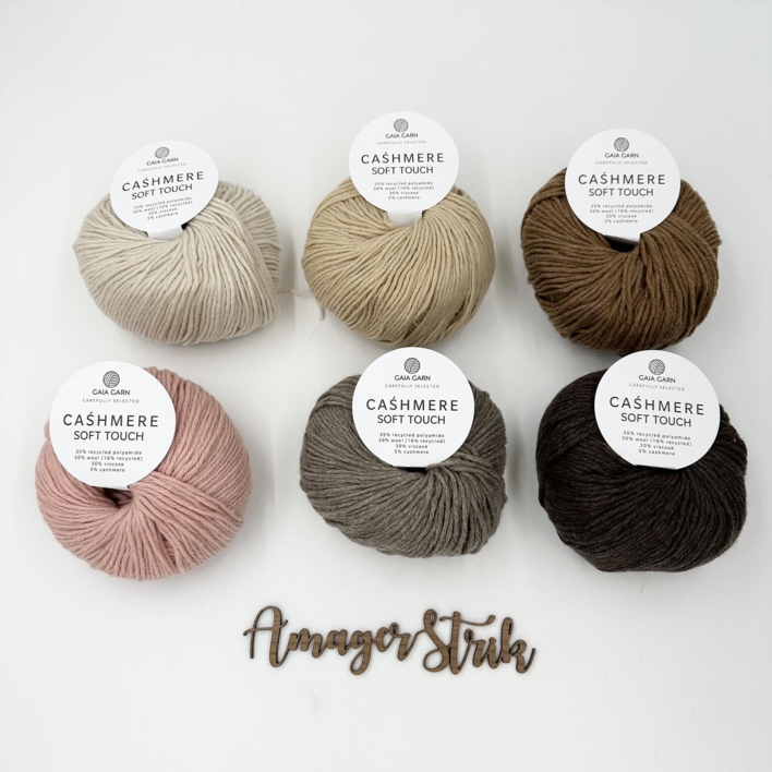 Strikkekits til Jamie's chunky sweater i Cashmere soft touch