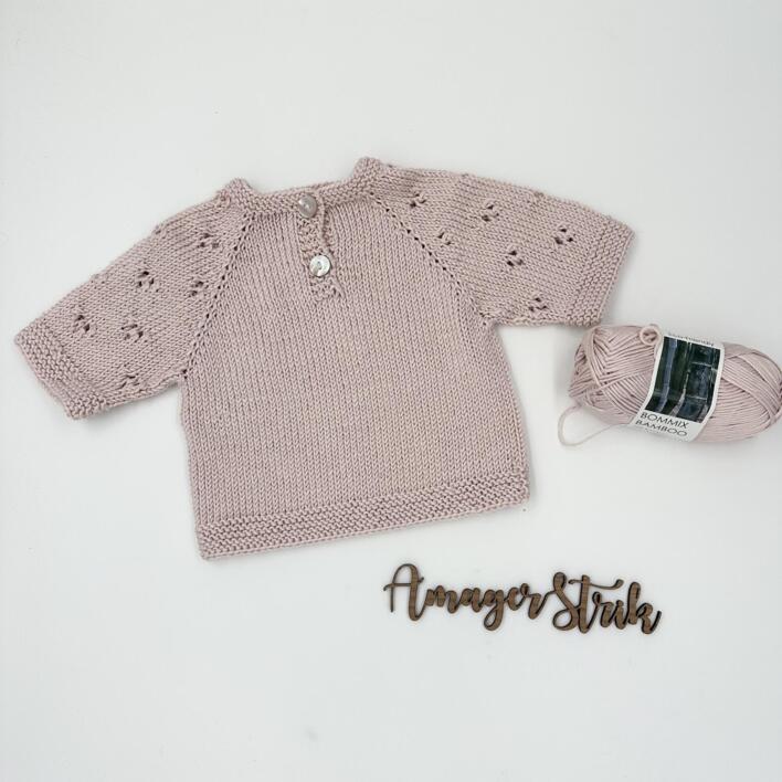 Strikkekits til Kløver Tee i Bommix Bamboo