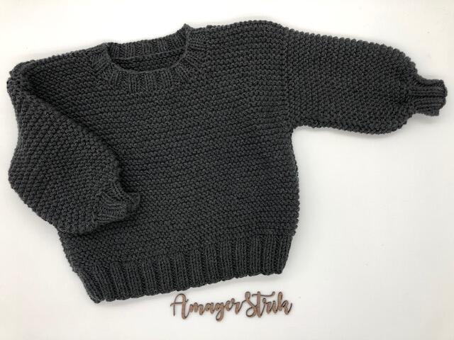 Opskrift til Easy Peasy sweater til børn