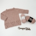Strikkekits til Hjertesweater i 1. Class Cashmere og Alva