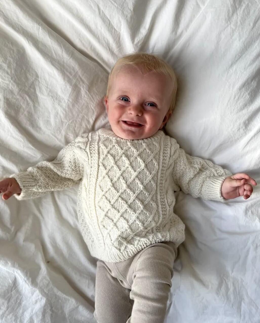 Forbløffe forstørrelse Overskæg Moby Sweater Baby - PetiteKnit - 1-12 mdr