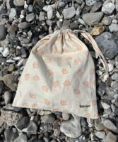 Knitters String Bag - Apricot Flower - PetiteKnit