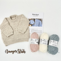 Strikkekits til Storm sweater baby i Anina