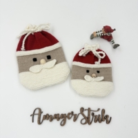 Opskrift til nisseposerne i Extrafine merino 150