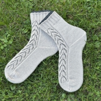 Opskrift til Vintergæk strømperne i 1. Class Cashmere