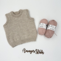 Opskrift til Jamie's vest i Alva og Anina