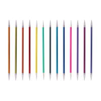 Knit Pro Zing letmetal strømpepinde i forskellige farver